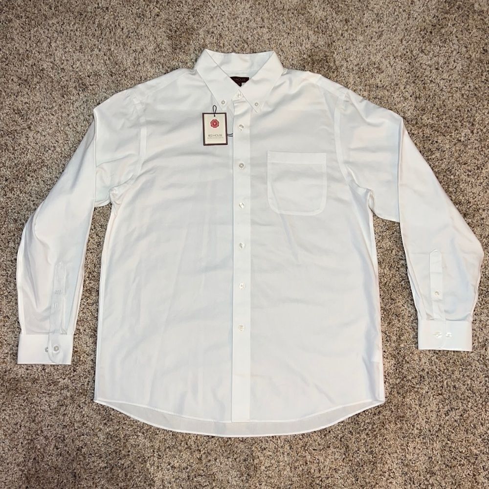 Men’s Red House, Kubota University, Long Sleeved, Collared, Button Down Shirt